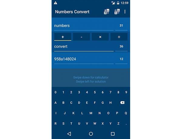 Number Converter for Android - Download the APK from Habererciyes
